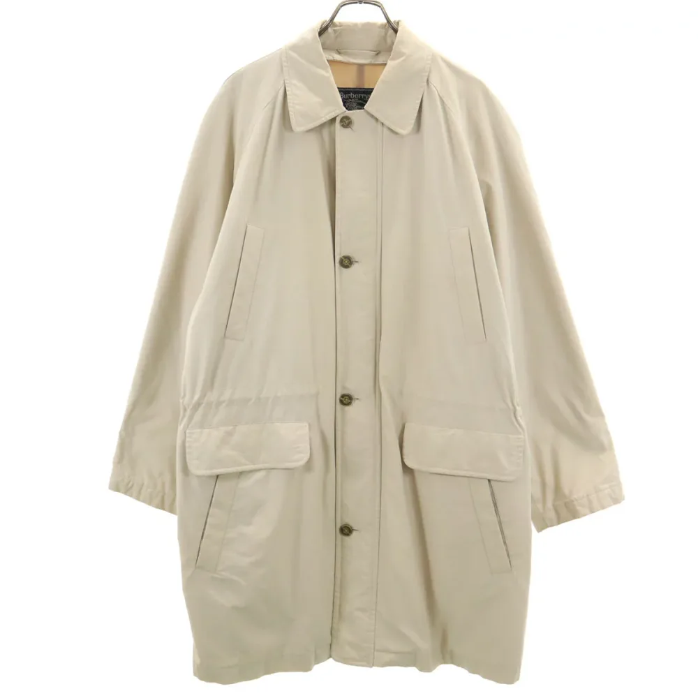 古着 Burberrys バーバリーズ 90s オールド ロングコート L ベージュ系 メンズ 【中古】