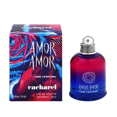 キャシャレル 香水 レディース アモール アモール ラブ フェスティバル EDT・SP 50ml 香水 フレグランス プレゼント 贈り物 ギフト AMOR AMOR LOVE FESTIVAL CACHAREL