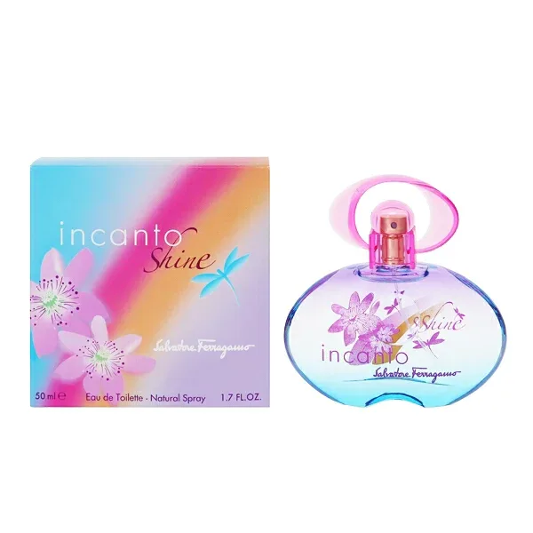フェラガモ 香水 レディース インカント シャイン EDT・SP 50ml 香水 フレグランス プレゼント 贈り物 ギフト INCANTO SHINE SALVATORE FERRAGAMO