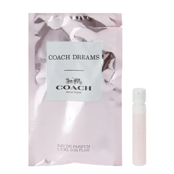 香水 お試し レディース コーチ ドリームス (チューブサンプル) EDP・SP 1.2ml 送料無料 香水 フレグランス プレゼント 贈り物 ギフト COACH DREAMS