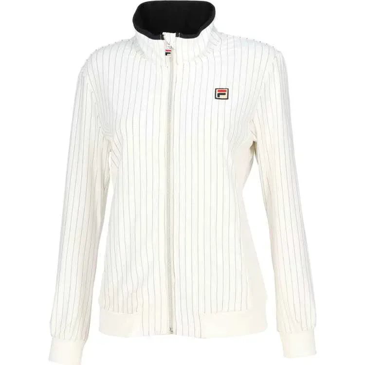 【在庫限り】 フィラ トラックジャケット(レディース) M オフホワイト #VL2718-02 送料無料 FILA