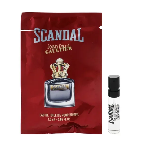 ジャン ポール ゴルチェ グルマン 香水 お試し メンズ スキャンダル プールオム (チューブサンプル) EDT・SP 1.5ml 送料無料 プレゼント 贈り物 ギフト SCANDAL POUR HOMME JEAN PAUL GAULTIER