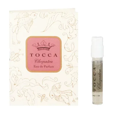 トッカ 香水 お試し レディース オードパルファム クレオパトラの香り (チューブサンプル) EDP・SP 1.5ml 送料無料 香水 フレグランス プレゼント 贈り物 ギフト CLEOPATRA TOCCA