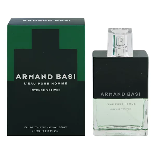 香水 メンズ アルマンド バジ ロー プールオム インテンス ベチバー EDT・SP 75ml 送料込み(沖縄・離島を除く) 香水 フレグランス プレゼント 贈り物 ギフト ARMAND BASI L’EAU POUR HOMME INTENSE VETIVER