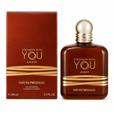 エンポリオ アルマーニ 香水 メンズ ストロンガー ウィズユー アンバー EDP・SP 100ml 送料無料 香水 フレグランス プレゼント 贈り物 ギフト STRONGER WITH YOU AMBER EMPORIO ARMANI