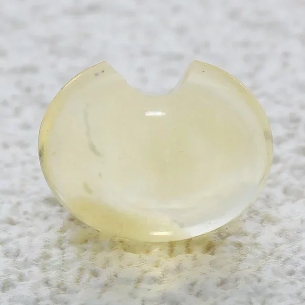 ☆シトリン 猫 カボション 10×8mm 2.38ct 限定1個※こちらのルースを使用してのカスタマイズもお受けできます。