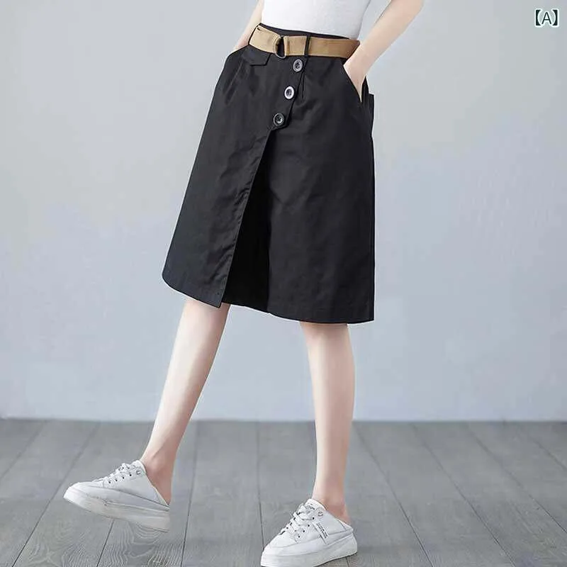ショートパンツ レディース 夏用 薄手 大きめサイズ ぽっちゃり対応 スリムシルエット ウエストカバー 5分丈 カジュアル 普段使い 伸縮性 吸湿速乾 コットン混 軽量 ブラック グレー ベージュ
