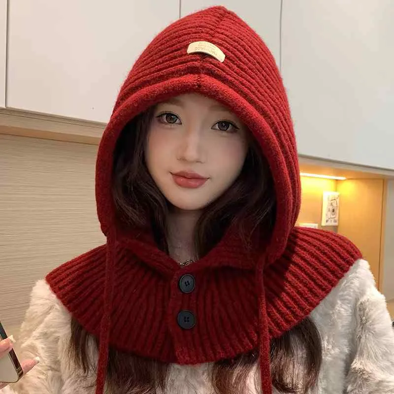 ベレー帽 女性用 秋冬 アンゴラウール 赤 防寒暖か 大きめサイズ 紐付き ニット帽 柔らか素材 日常使い 軽量 伸縮性