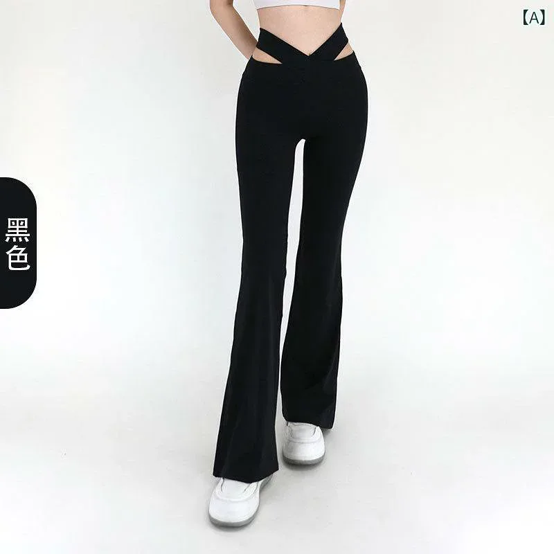 レディース ヨガパンツ 高腰 ゆったり クロス 薄手 透け感 スリムフィット ヒップアップ ストレッチ素材 吸湿速乾 軽量 運動用 フィットネスウェア ルームウェア 春夏 秋冬 通年用