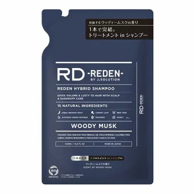 REDEN ハイブリッドシャンプー R1 ウッディームスク つめかえ用 400mL