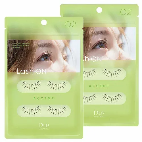 DUP ラッシュオン 02 ACCENT 2ペア入×2個セット メール便送料無料