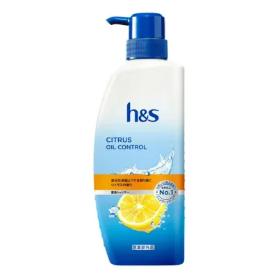 h&s シトラス オイル コントロール 薬用シャンプー ポンプ 本体 330g 医薬部外品