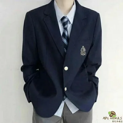 男子高校制服 ブレザー スクールジャケット 無地 2つボタン スーツ コート フォーマル 上着 男子中学生 学生服 大きいサイズ スクール