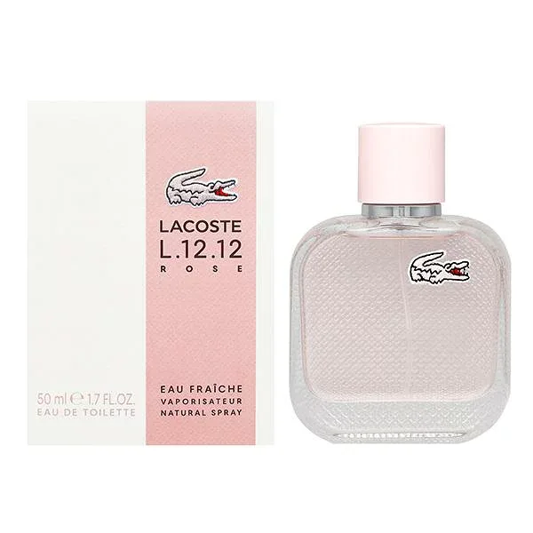 送料無料 ラコステ L.12.12 ローズ オーフレッシュ EDT オードトワレ SP 50ml 香水 LACOSTE