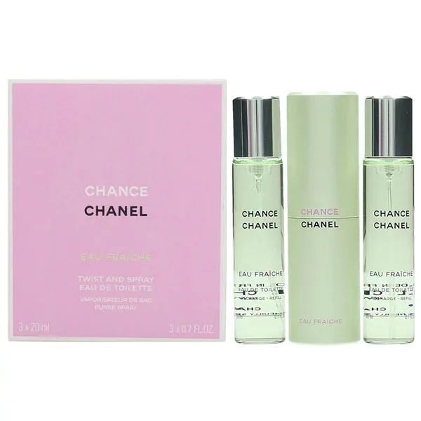 送料無料 シャネル チャンス オー フレッシュ ツイスト アンド スプレー 20ml×3 香水 EDT オードトワレ CHANEL