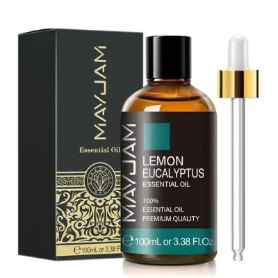 MAYJAM アロマオイル レモンユーカリ エッセンシャルオイル 100ml 天然100% 精油 アロマディフューザー/加湿器用 芳香用 プレゼント