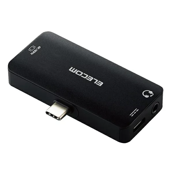 ◆○お取寄せ◆映像・音声変換アダプタ/TypeC-HDMI/60Hz/Type-C-4極φ3.5mmイヤホンジャック/給電機能付◆MPA-C35HDMIPDBK
