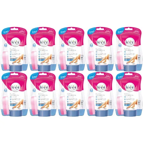 【10個セット】ヴィートピュアバスタイム除毛クリーム敏感肌用 150g(4906156037890-10)