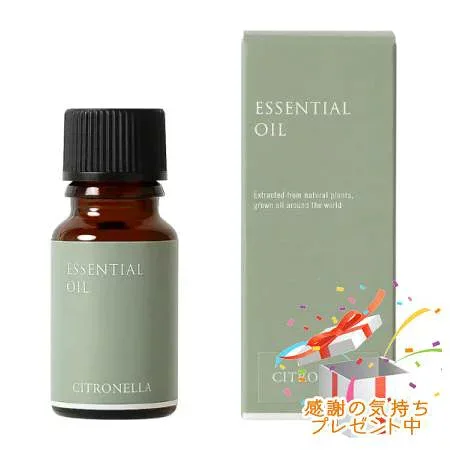 Tree of life 生活の木 エッセンシャルオイル シトロネラ精油 ジャワ・タイプ 10mL プレゼント付 ※外箱折りたたむ場合がございます※