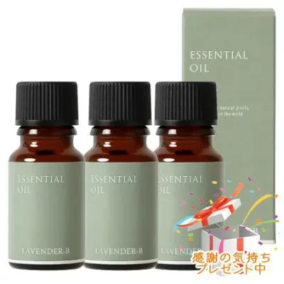 Tree of life Essential Oil Lavender/Bulgarian Essential Oil 10mL Set of 3 with gift *Outer box may be folded*