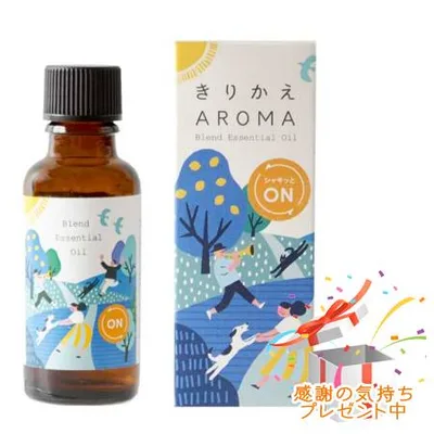 Tree of life 生活の木 きりかえアロマ ブレンド精油 シャキッとオン 30ml プレゼント付