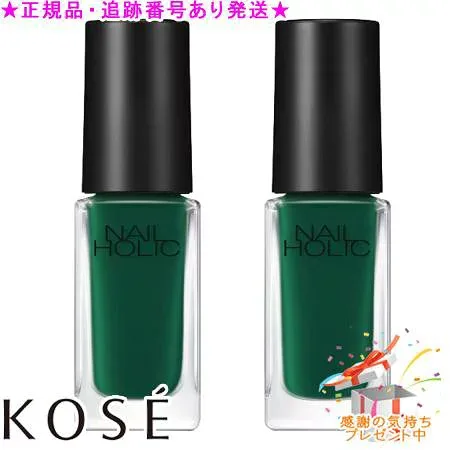 KOSE コーセー ネイルホリック フレッシュカラーズ GR100V 5mL 2個セット プレゼント付