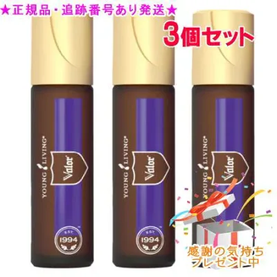 YOUNG LIVING ヤング・リビング ロールオン オリジナルヴァラー 10mL 3個セット プレゼント付