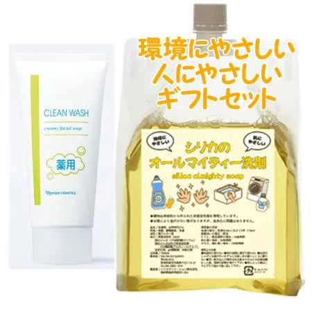 Naris ナリス 薬用 クリーン ウォッシュ G 医薬部外品 120g 環境にやさしい、人にやさしいギフトセット