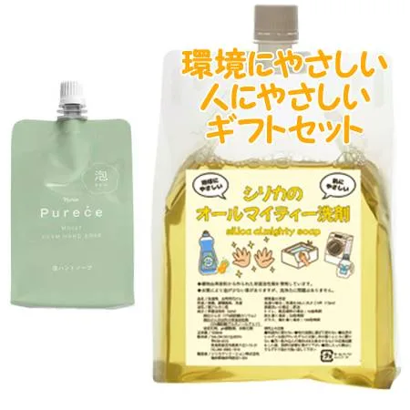 Naris ナリス ピュアーチェ モイスト泡ハンドソープ つめかえ用 250mL 環境にやさしい、人にやさしいギフトセット 4N79000