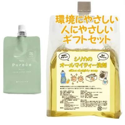 Naris ナリス ピュアーチェ モイスト泡ハンドソープ つめかえ用 250mL 環境にやさしい、人にやさしいギフトセット 4N79000