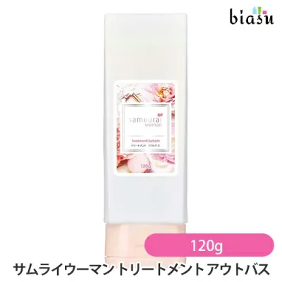 マラソン期間中はP2倍+2品同時購入で50円OFFクーポン サムライウーマン トリートメント アウトバス 120g (国内正規品)