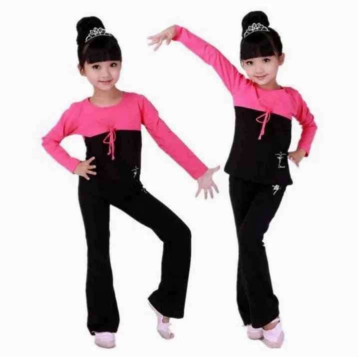 送料無料 バレエ ダンス 衣装 ダンス 2点セット トップス ダンス衣装 キッズ バレエダンス バレエ練習着 ヨガウェア お姫様 ステージ 女の子 ダンスウェア 子供用 スカート 競技 演出用 舞台 ステージ衣装 発表会 可愛い 体操