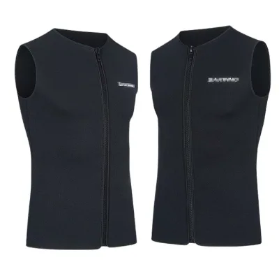 【送料無料】3MM ウェットスーツ レディース ベスト ダイビングスーツ ダイビング サーフィン メンズ 男性 女性 袖なし シュノーケリング バックジップ マリンスポーツ フルスーツ セミドライ おしゃれ 防寒保温 プロ ダイバー 海底探険 連体水着 潜水服 ミズギ 水着