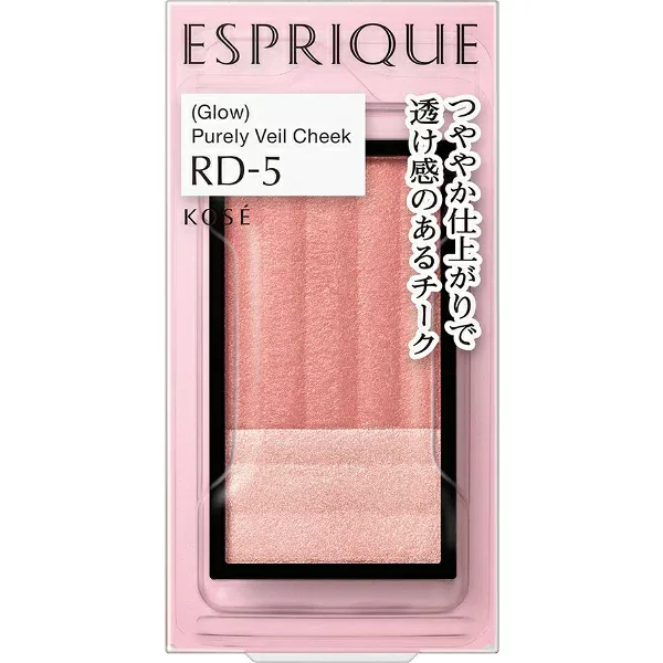 KOSE|コーセー ESPRIQUE(エスプリーク)ピュアリーベール チーク レフィル RD-5 肌になじむピーチレッド