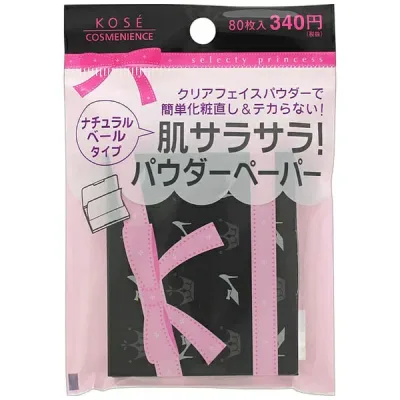 KOSE|コーセー コンビニック セレクティ プリンセス パウダーペーパー 80枚
