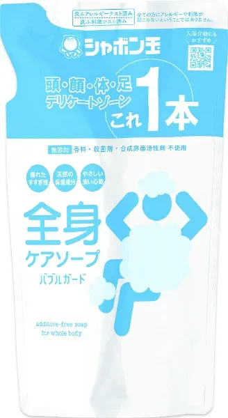 シャボン玉販売|Shabondama Soap 全身ケアソープバブルガード詰替 470ml