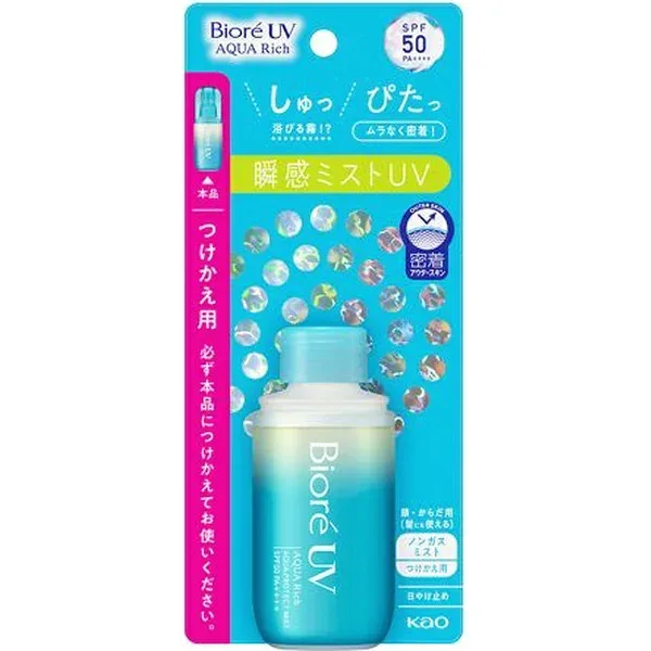 เก้า | Kao Biore UV Aqua Rich Aqua Protect Mist Replacement 60mL SPF50/PA++++