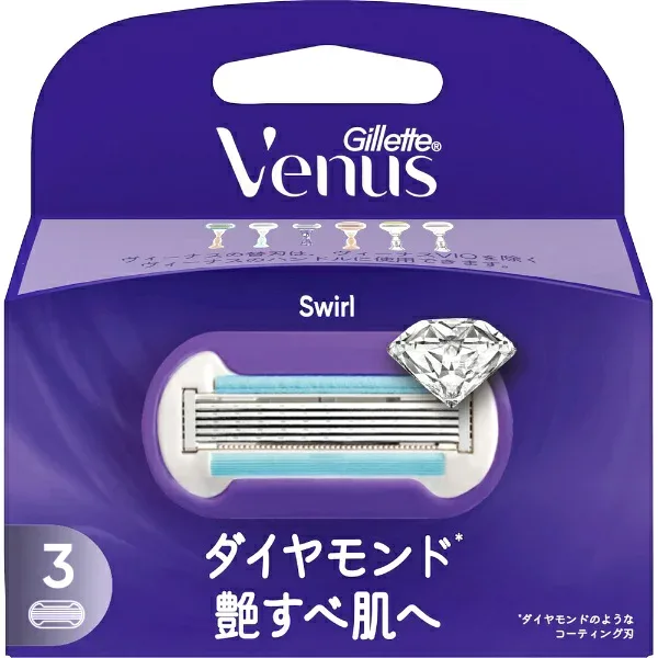 P&G|ピーアンドジー Gillette Venus(ジレット ヴィーナス)艶すべ肌 替刃3個入