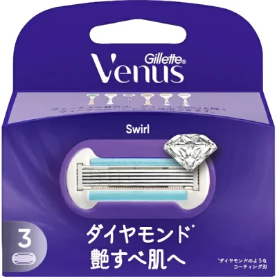 P&G|ピーアンドジー Gillette Venus(ジレット ヴィーナス)艶すべ肌 替刃3個入