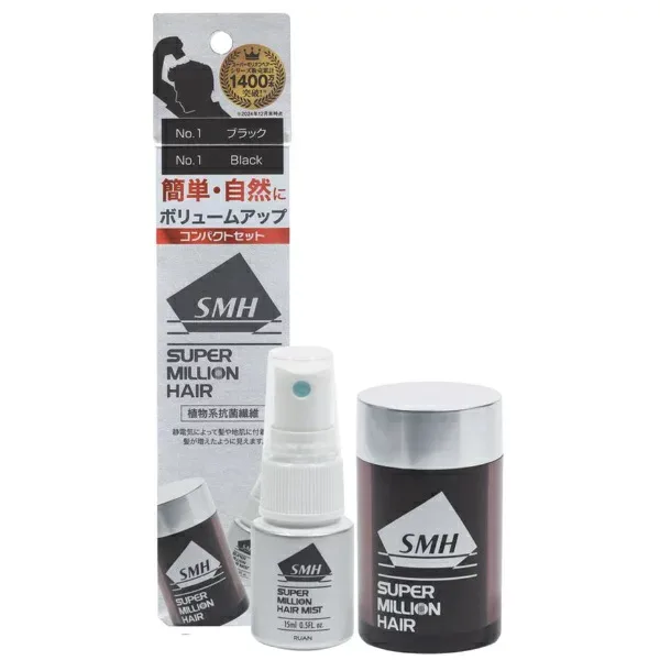 ルアン|RUAN スーパーミリオンヘアーコンパクトセットNo.1ブラック 10g+15mL