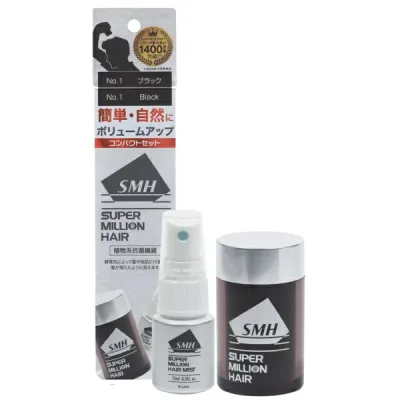 ルアン|RUAN スーパーミリオンヘアーコンパクトセットNo.1ブラック 10g+15mL