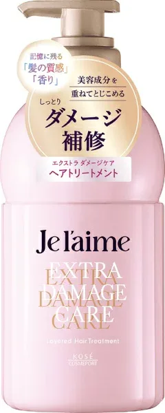 KOSE COSMEPORT|コーセーコスメポート Je l’aime(ジュレーム) レイヤード ヘアトリートメント (エクストラ ダメージケア)460ml