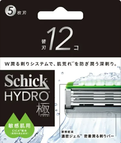 シック|Schick シック ハイドロ極 敏感肌 替刃(12コ)