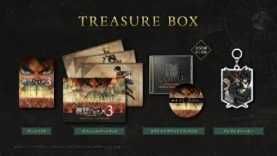 【早期購入特典付き】【2026年12月10日発売】 コーエーテクモゲームス|KOEI 進撃の巨人3 TREASURE BOX【PS5】