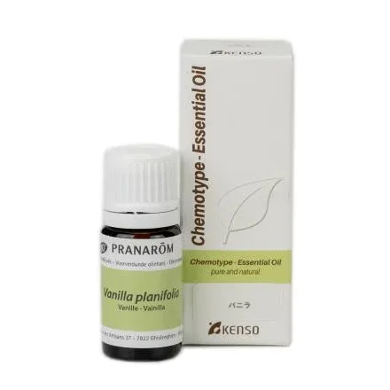 『プラナロム バニラキストラクト 5ml エッセンシャルオイル (精油)』【オイル 精油 アロマ バニリン PRANAROM】