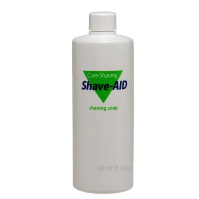 菊星 シェーブエイド 薬用シェービングソープ 400ml ポンプ付き