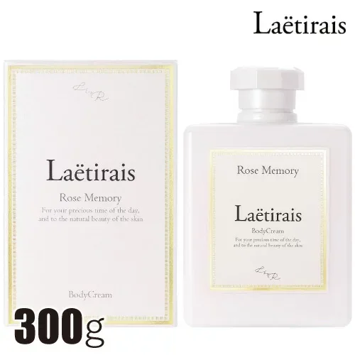 Laetirais ボディクリーム ローズメモリー 300g レティレーズ ボディケア スキンケア ヒト幹細胞培養液 久間田琳加 りんくま ボディクリーム 久間田琳加さんプロデュースブランド「Laetirais レティレーズ」