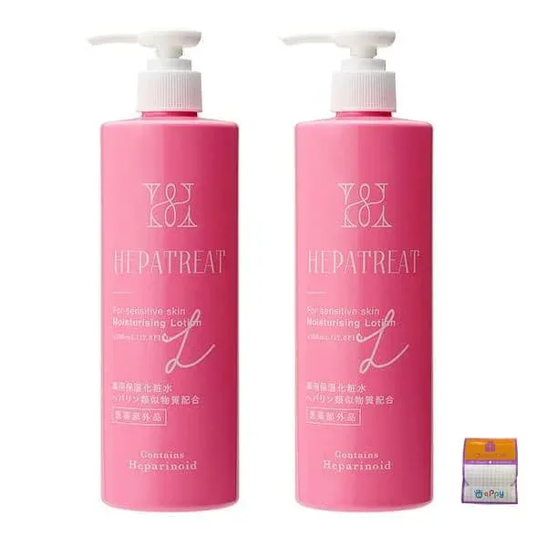 【2個セット】ヘパトリート 薬用保湿化粧水 380ml×2個 医薬部外品 ちょっとギフト付