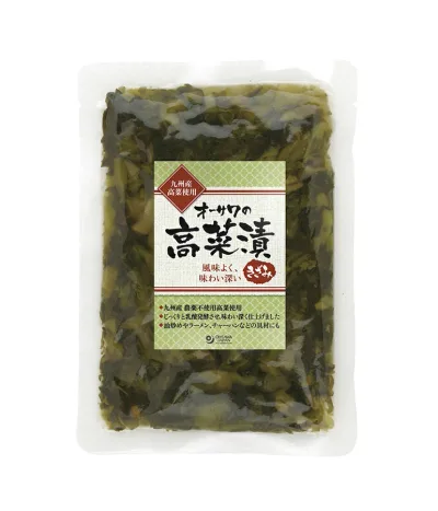 【送料無料(メール便)】オーサワの高菜漬(きざみ)130g x3個セット