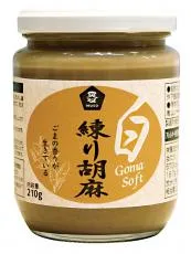 【送料無料】練り胡麻・白 210gx2個セット ムソー